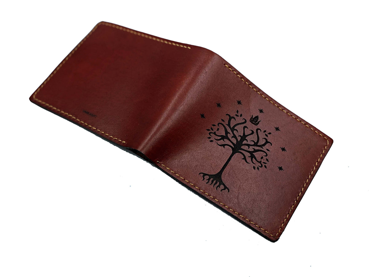 Mayan Corner - White Tree of Gondor - The Lord of the Rings men's wallet, personalized men's gifts, gift for him