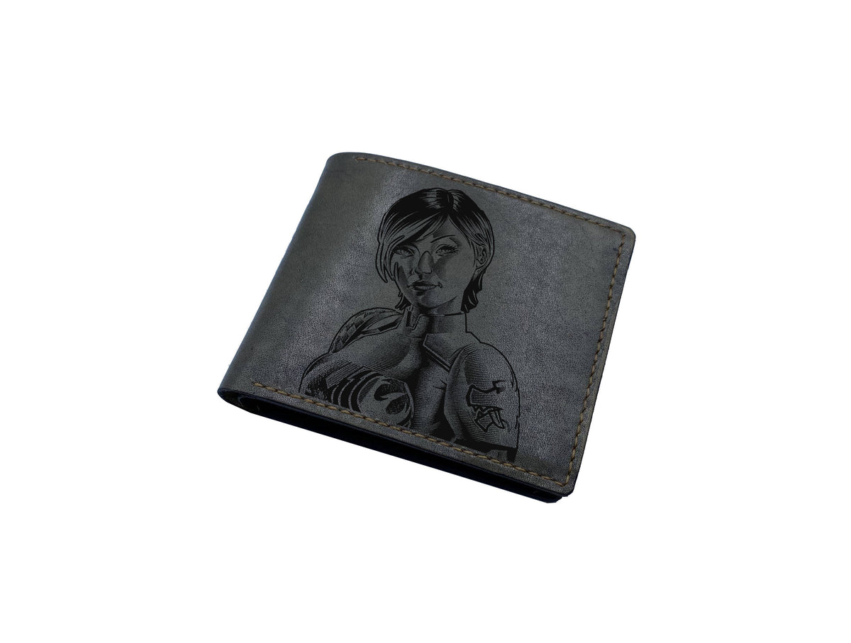 Starwars leather handmade wallet, christmas gift ideas for kid, boyfriend birthday present
