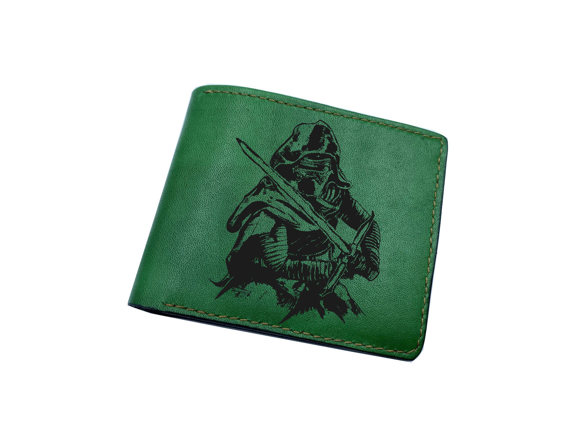 Kylo Ren Sith Lord leather wallet, Starwars villains engraving wallet, gift for him, wallet for husband, christmas gift ideas for him