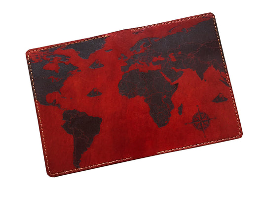 Personalized World map vintage Leather Passport Wallet, Passport Cover, Passport Holder, Custom family travel gift, Anniversary gift ideas