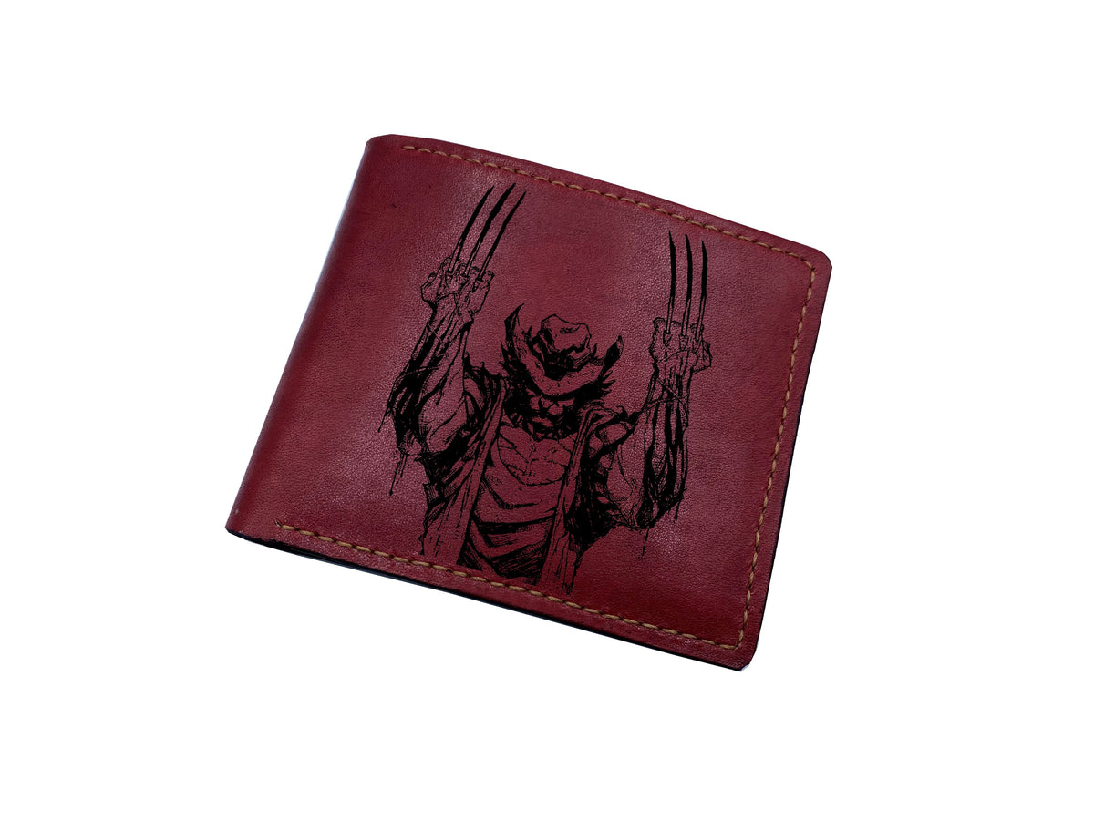 Mayan Corner - Wolverine Xmen superheroes leather handmade wallet, Personalized leather wallet for men - 2710227