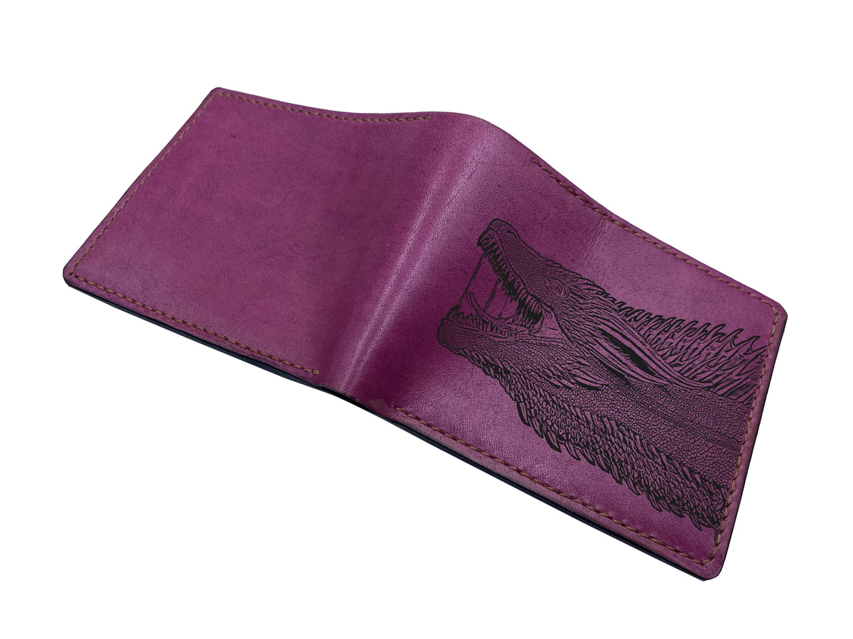 Mayan Corner - Customized leather handmade wallet for men, dragon men's wallet, gift for dad, husband, brother - Targaryen Drogo Game of Thrones - 3110228