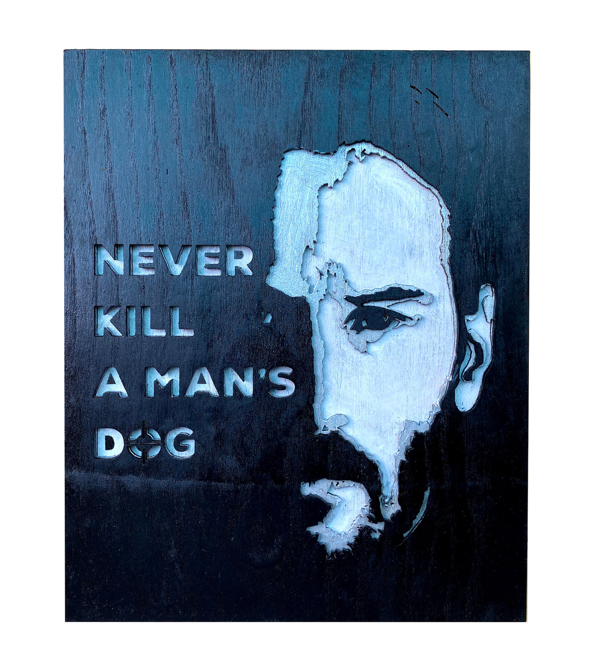 Wooden wall art home decor, John Wick baba Yaga wall art decor, livingroom kitchen bedroom morden decor, movie hanging poster